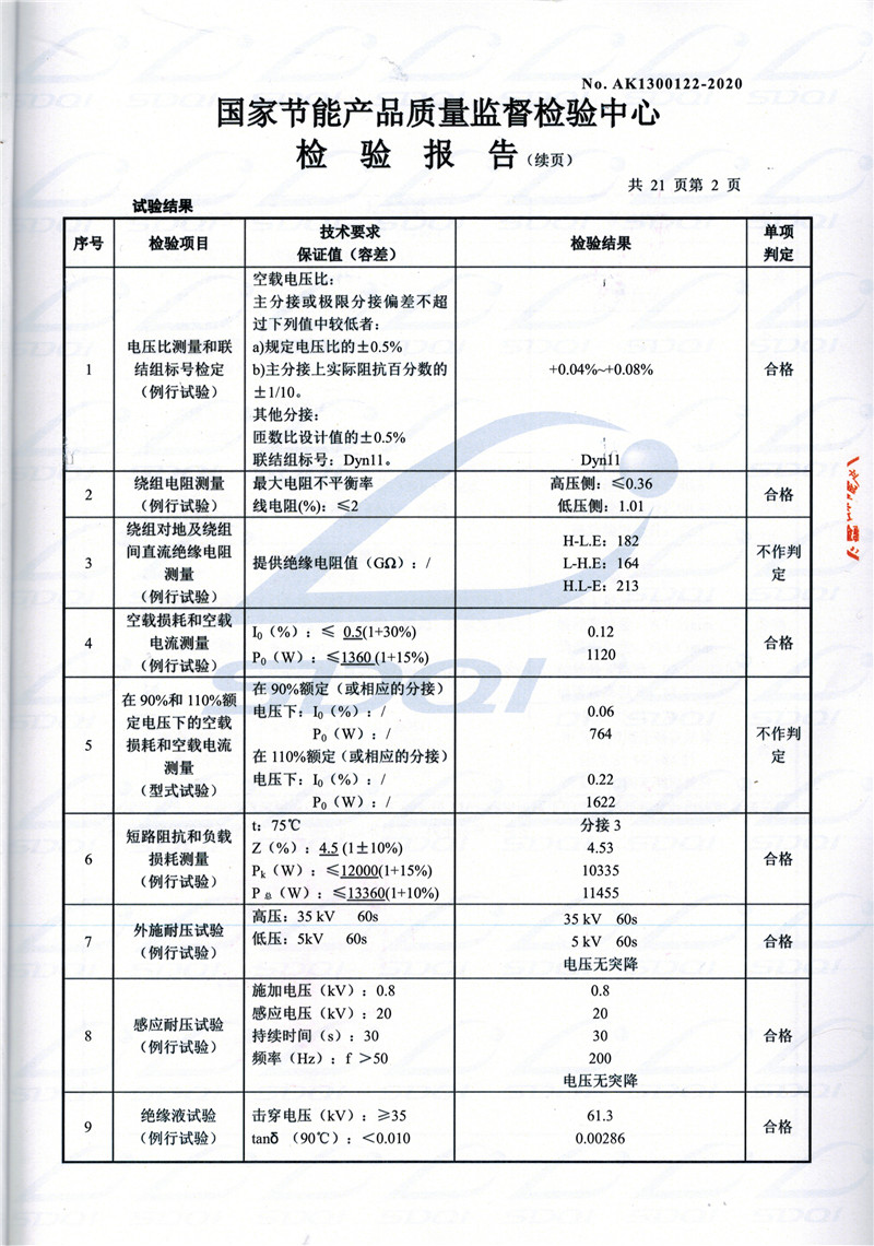 高低压试验报告-S11-1250阿图什阿图什阿图什油浸式变压器-2.jpg